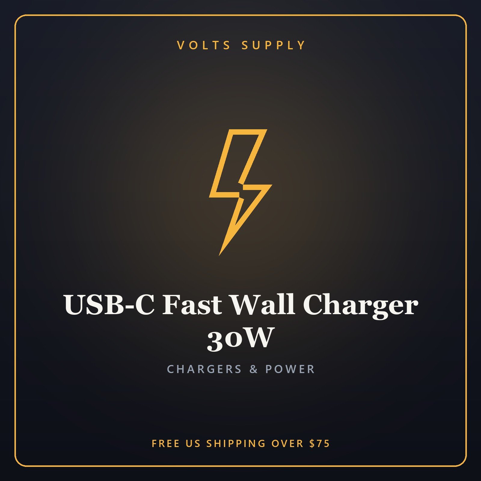 USB-C Fast Wall Charger 30W