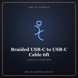 Braided USB-C to USB-C Cable 6ft