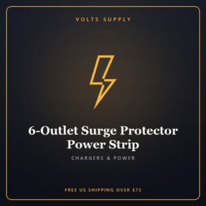 6-Outlet Surge Protector Power Strip