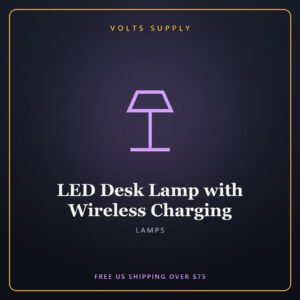 LED Desk Lamp with Wireless Charging