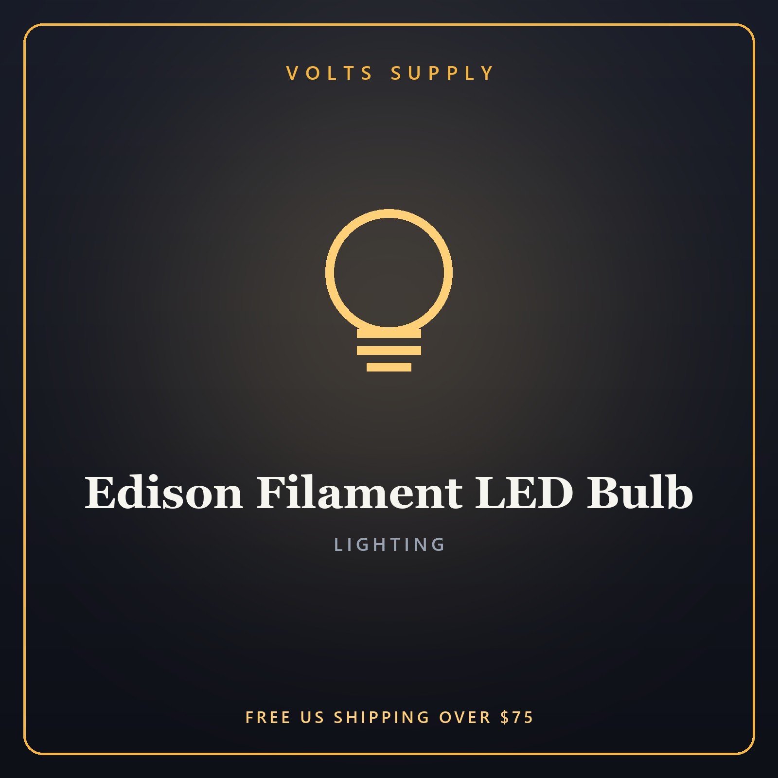 Edison Filament LED Bulb