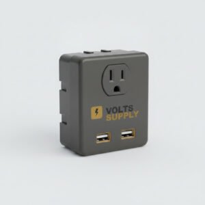 3-Outlet Wall Tap with USB